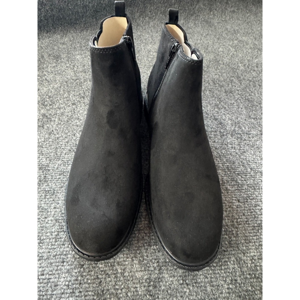 Sonoma Ankle Boots Women's Lottie Black Micro Chelsea size 9 New - Picture 3 of 8